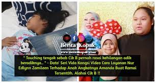 Walaupun bergelar seorang usahawan, dato' vida sudah ibarat selebriti kerana setiap gerak gerinya diperhatikan netizen. Touching Tengok Sebab Cik B Pernah Rasai Kehilangan Adik Beradiknya Berita Kopak Cc