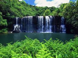 Kauai The Garden Island Wallpaper Kauai Waterfalls Kauai Waterfalls Beautiful Waterfalls Most Beautiful Places