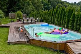 Piscine En Bois Jardin Pool Ideen Schwimmbader Et Garten