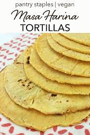 Masa Harina Tortillas Veggiecurean Recipe Low Carb Diet Recipes Vegan Pantry Homemade Corn Tortillas