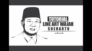 62000+ background vector art & images. Tutorial Line Art Corel Draw X7 How To Draw Simple Vector Presiden Soeharto Youtube