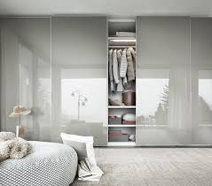 Modern bedroom can be difficult to deal with, especially on choosing the interior details, it applies on choosing the closet door. Sliding Door Wardrobe From Italian Design Brand Lema High Gloss Finish Which Gives It A Modern Bedroom Closet Design Bedroom Closet Doors Bedroom Interior
