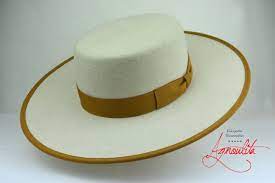 Bolero Hat The Cosmopolitan Ivory Wool Felt Flat Crown Wide Brim Hat Men Women Western Hats Hats For Men Wide Brim Hat Men Bolero Hat