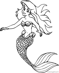 Coloring pages bathroom free princess tiana coloring easysney. Ariel Coloring Pages Coloringall