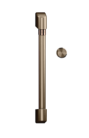 We offer a complete line of solid wood, wood veneer, metallic and colored panels. Cafe Handle Kit For Over The Range Microwave In Brushed Bronze Cx The Brick