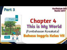 Materi chapter 4 bahasa inggris kelas 7. Materi Bahasa Inggris Kelas 7 Chapter 4 This Is My World To State Things Animal And Public Place Youtube