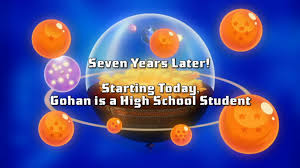Maybe you would like to learn more about one of these? Seven Years Later Starting Today Gohan Is A High School Student Dragon Ball Wiki Fandom