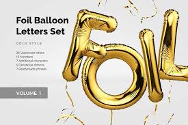 12 Cool Balloon Mockup Psd Templates Mockuptree Letter Set Letter Balloons Foil Balloons