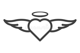 5 out of 5 stars. Icon Heart With Angel Wings And A Halo Linear Performance Isolated Vector On A White Background Stock Vector Illustration Of Design Icon 174563802