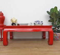 Save 15% in cart on select furniture with code july. Table Coffee Table Sofa Table Opium Solid Wood Red Yajutang Mobel Gmbh