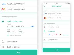 Select Payment Screen Inspiration App Payment Ecommerce App