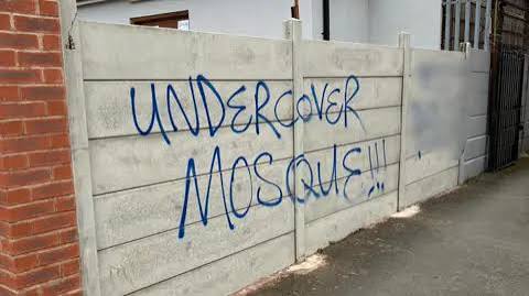 Police investigate racist graffiti at Birmingham mosque
