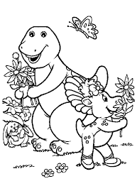 Barney book games online free activity and. Barney Coloring Pages