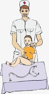 ناقلات الممرضة التي درست الأطفال children s medical children vector medical illustration