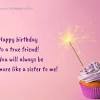 Happy birthday, sis, hope your day is as wonderful as you are. 1