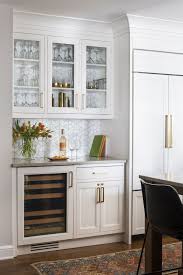 home bar in kitchen by studio dearborn