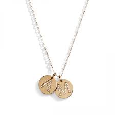 14k Diamond Pave Letter A La Carte Charm Silver Necklace Handmade Three Sisters Jewelry Initial Jewelry