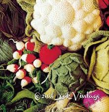 Vintage Crochet Knitting Pattern Legumes Amigurumi 70s Etsy Crochet Fruit Vintage Crochet Crochet Food