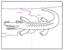 Permits for alligator hunting are by special permit only. How To Draw An Alligator Art Projects For Kids