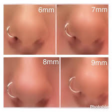 Tiny Fake Nose Ring Hoop Piercing A1 In 2019 Fake Nose
