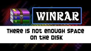 Thanks to this tool you can zip and unzip files in different formats. Fixed Winrar There Is Not Enough Space On The Disk Youtube