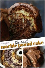This Marble Pound Cake Is Ultra Moist With The Perfect Ribbons Of Chocolate And Vanilla Cake Swirled Marble Pound Cakes Marble Cake Recipes Pound Cake Recipes