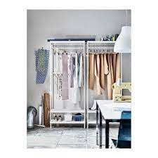 ikea イケア ワードローブ 洋服ハンガーラック クローゼットシェルフ コートラック 靴収納ユニット付き おしゃれ 北欧 シンプル 収納 ユニット コートラック イケア