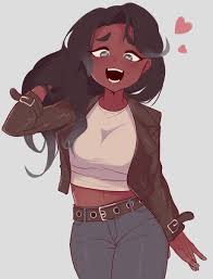 Anime girls come in all shapes and sizes. Black Anime Girl