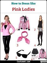 Pink ladies grease costume ideas. Pink Ladies Grease Costume For Cosplay Halloween