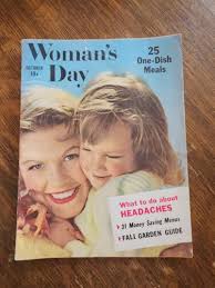 WOMANs DAY magazine October 1958 Faith Baldwin Jordan Barlow Matt Harter