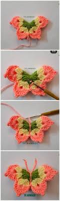 Easy Ruffled Free Crochet Pattern Crochet Butterfly Pattern Crochet Patterns Crochet Projects