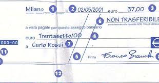 Quindi in sostanza sono gli assegni trasferibili che hanno un costo, non gli assegni non trasferibili. Come Si Compila Un Assegno