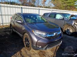 Most rumors suggest at this point the 2018 honda hrv update will come with quite a few there are only versions of gray and black. Honda Cr V Touring 2018 Gray 1 5l 4 Vin 7farw2h99je051346 Free Car History