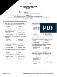 Mata pelajaran aqidah, link mirror : Soal Dan Kunci Jawaban Ujian Akhir Talim Al Hikmah Semester Ii Tahun Ajaran 1434h