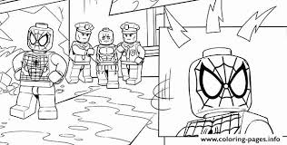 Lego Spiderman Coloring Page Awesome Lego Marvel Spiderman Police Coloring Pages Printable In 2020 Avengers Coloring Lego Coloring Pages Spiderman Coloring