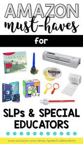 Amazon Must Haves For Slps And Special Educators Great Finds For Speech Therapy Rooms And Speech Therapy Materials Speech Therapy Activities Special Education