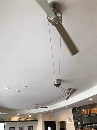 Ceiling fan wooden ceiling fan wayfair dual head oscillating ceiling fan harbor breeze dual head ceiling fans gorgeous dual head ceiling fan the fan also has a third motor that operates the rotation of the two motors in a 360 degree fashion. These Three Ceiling Fans Run Off Of One Motor Mildlyinteresting