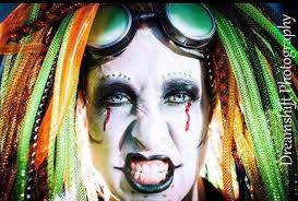 SchmoodysOddities Cyberpunk Cyber Goth Tubular Crin Dread Falls Cyberlox