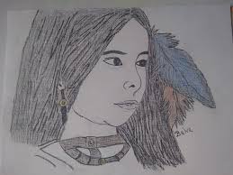 This morning sketch is my sister, or at least it looks vaguely like her.