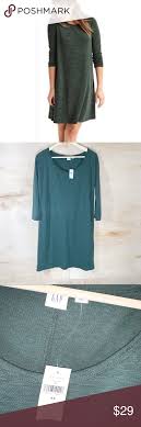 Gap Slub 3 4 Sleeve T Shirt Dress Clothes Design T Shirt Dress Dress Brands