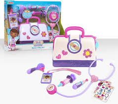 Disney doc mcstuffins toy hospital doctor's bag set by disney. Amazon Com Doc Mcstuffins Toy Hospital Doctor S Bag Set Toys Games
