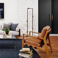 Silas Chair Patina Copper Leather Chair Living Room Accent Chairs For Living Room Living Room Decor