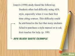 Use our sample 'sample apa block quote.' read it or download it for free. 3 Ways To Cite A Direct Quotation Wikihow