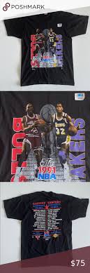 Atlanta boston brooklyn charlotte chicago cleveland dallas denver detroit golden state houston indiana l.a. Vtg 1991 Nba Finals Bulls Vs Lakers Jordan Magic Nba Finals Nba Lakers