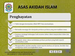 Senarai contoh nota sejarah tingkatan 3, geografi, sains pt3 pendidikan islam tingkatan 1, 2, dan tingkatan 3 dan form 4. Pelajaran 15 Asas Akidah Islam Ppt Download