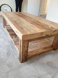 By del hutson designs $ 85 09. Buy Rustic Wood Coffee Table Made From Reclaimed Timber