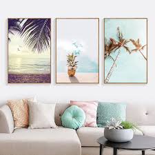 По всей россии, знаем где купить nordic decoration home art design pottery по оптимальной цене в. Nordic Decoration Landscape Canvas Poster Sea Beach Wall Art Print Home Decor Home Decor Garden Poster
