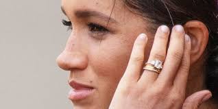 The ring actually first seems to have shown up when meghan and prince harry debuted their son archie to the world, but we were obviously all so distracted by a cute li'l baby that no one bothered to pay attention. See Meghan Markle S Newly Redesigned Engagement Ring In Photos