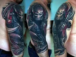 370 x 185 jpeg 13 кб. 50 Predator Tattoo Designs For Men Sci Fi Ink Ideas