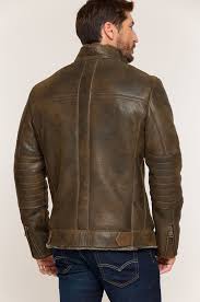 Jake Spanish Shearling Sheepskin Bomber Jacket Overland Shearling Mens Outwear Jackets